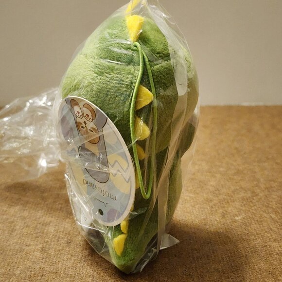 New Mofusand Monster Nyan Mascot Green Dinosaur Costume Cat Plush Japan 10cm - Picture 3 of 4